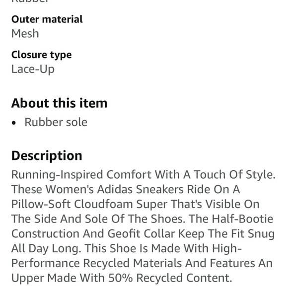 Adidas Puremotion Super Lace Up Sneakers - Picture 8 of 10